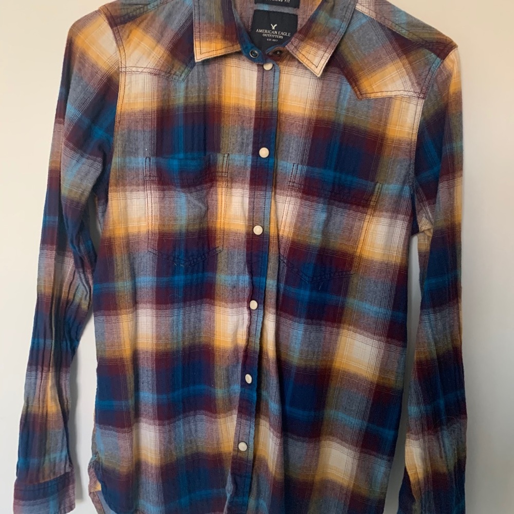 Fall flannel multi colored